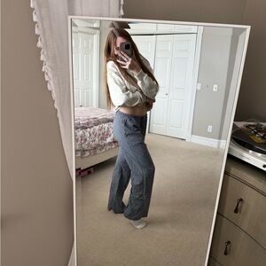 Brandy Melville blue floral pants